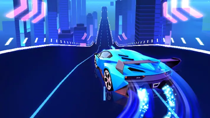 Neon Racing - Beat Racing android App screenshot 1