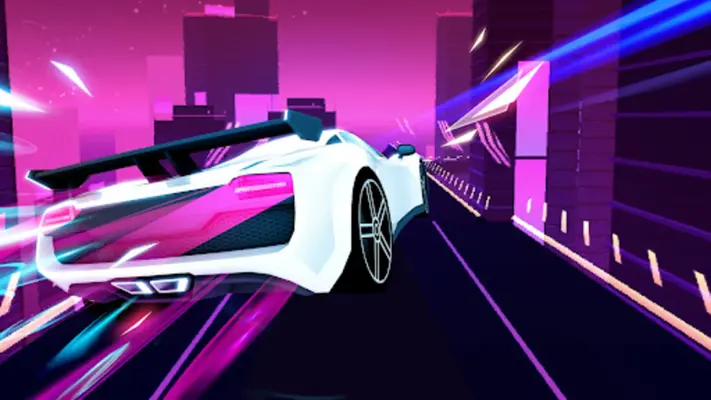 Neon Racing - Beat Racing android App screenshot 2