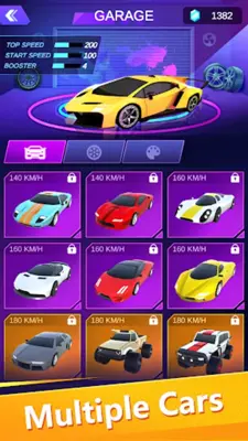 Neon Racing - Beat Racing android App screenshot 3