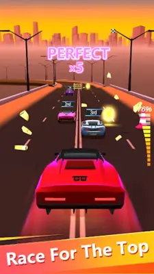 Neon Racing - Beat Racing android App screenshot 5